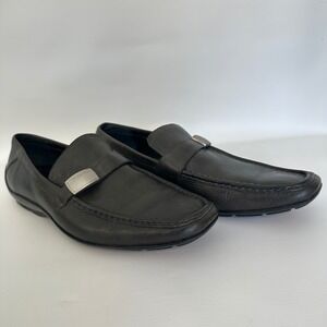 Calvin Klein Heron‎ Mens Leather Loafers Dress Shoes Size 10.5M
